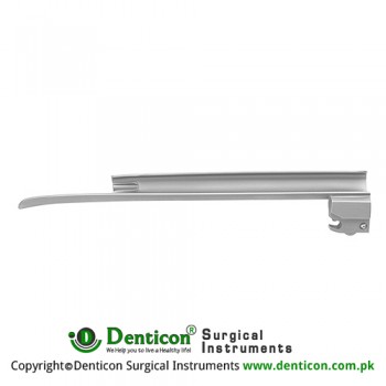 Corona™ Premium Fiber Optic Miller Laryngoscope Blade Fig. 0 - For Babies Stainless Steel, Working Length 55 mm